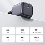 Ugreen Type-C 20 Watt Hızlı Şarj Aleti Siyah