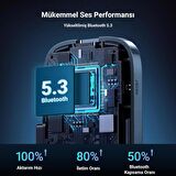Ugreen 3.5mm Aux Araç için Bluetooth 5.3 Ses Aktarım Adaptörü