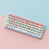 Ugreen FUN+ Brown Switch Bluetooth Kablosuz İngilizce Mekanik Q Klavye Rainbow