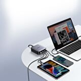 Ugreen Nexode 100W USB Type-C QC 4.0 PD 3.0 GanX 4 Portlu Hızlı Şarj Cihazı
