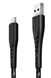 NyloFlex USB 2.0 1.5M 5A USB to Type-C Hızlı Şarj Kablo - Siyah