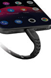 NyloFlex USB 2.0 1.5M 5A USB to Type-C Hızlı Şarj Kablo - Siyah