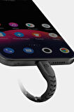 NyloFlex USB 2.0 3M 3A USB to Type-C Hızlı Şarj Kablo - Siyah