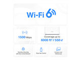 MERCUSYS Mercusys Halo H60X(3-pack), AX1500 Tüm Ev Mesh Wi-Fi 6 Sistemi