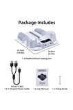 PG-TECH GP-521 PS5 Slim Disk/PS5 Slim Dijital Uyumlu Multifonksiyonel Soğutucu Fan Şarj Stand