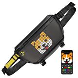 Divoom Pixoo Slingbag Siyah Ledli Bel Çantası