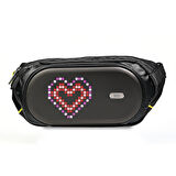 Divoom Pixoo Slingbag-C Siyah Ledli Bel Çantası