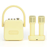 Divoom SongBird-SE Sarı Çift Mikrofonlu 18W Bluetooth Hoparlör