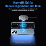 Usams US-CD183 15W TypeC Magsafe, IPhone Manyetik Şeffaf Görünümlü Kablosuz Şarj Cihazı