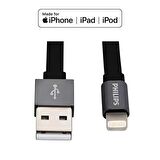 Philips Apple MFI Lisanslı UsbA to Lightning 1.2Metre Hızlı Data ve Şarj Kablosu Gümüş DLC2508F/97