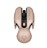Vertux Glider Oyuncu Mouse Yüksek Performanslı Led 1600 Dpı Kablosuz Oyuncu Mouse Pembe