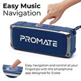 Promate OutBeat Bluetooth Kablosuz Hoparlör Yüksek HD Ses Kalitesi 6 Watt Mavi