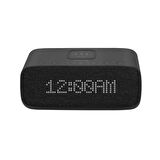 Promate Evoke Bluetooth Kablosuz Hoparlör Çalar Saatli Wireless Şarj Cihazı Siyah