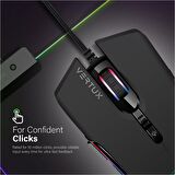 Vertux Assaulter Oyuncu Mouse Gamecharged™ Hafif Oyun Özel Led Işıklı 10.000 DPI Kablolu Oyuncu Mouse