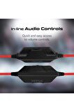 Promate Vertux Blitz Mikrofonlu Stereo RGB Gürültü Önleyicili Oyuncu Kulak Üstü Kablolu Kulaklık