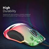 Vertux Phoenix Oyuncu Mouse Olağanüstü Performans Profesyonel 12.000 DPI Led Oyuncu Mouse