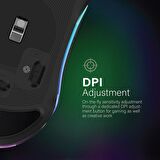 Vertux Phoenix Oyuncu Mouse Olağanüstü Performans Profesyonel 12.000 DPI Led Oyuncu Mouse