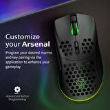 Vertux Ammolite Oyuncu Mouse Gamecharged Çift Mod Oyun Özel Led Işıklı 16.000 DPI Oyuncu Mouse