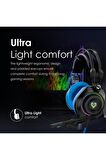 Promate Vertux Bogota Mikrofonlu Stereo RGB Gürültü Önleyicili Oyuncu Kulak Üstü Kablolu Kulaklık