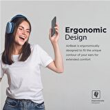 Promate AirBeat Bluetooth Kulaklık Yüksek Kaliteli Stereo Kablosuz Kulaküstü Kulaklık Mavi