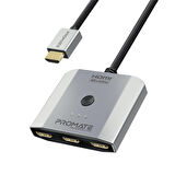 Promate MediaSwitch-H3 4K@60Hz Yüksek Çözünürlüklü 3in1 HDMI Switch Splitter