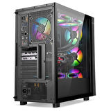 Segotep Endura 1 Siyah 750w 80+ Bronze Pcıe 5.0 Midi Tower Gaming KASA