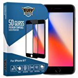 Buff iPhone 8 / 7 5D Glass Ekran Koruyucu White