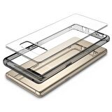 Buff Galaxy Note 8 ile Uyumlu Air Hybrid Kılıf Smoke Black