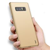 Buff Galaxy Note 8 ile Uyumlu Slim Fit Kılıf Gold
