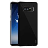 Buff Galaxy Note 8 ile Uyumlu Slim Fit Kılıf Jet Black