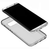 Buff Galaxy S8 ile Uyumlu Air Hybrid Kılıf Smoke Black