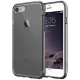 Buff iPhone SE 2020 / 8 / 7 ile Uyumlu Air Hybrid Kılıf Smoke Black