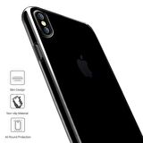 Buff iPhone X ile Uyumlu Air Hybrid Kılıf Smoke Black