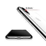Buff iPhone X ile Uyumlu Slim Fit Kılıf Crystal Clear