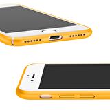 Buff iPhone 8 ile Uyumlu Slim Fit Kılıf Yellow