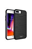 Buff iPhone 8 Plus / 7 Plus ile Uyumlu Slim Folder Kılıf Black
