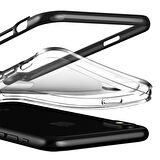 Buff iPhone X ile Uyumlu Air Bumper Kılıf Black