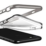 Buff iPhone 8/7 ile Uyumlu Air Bumper Kılıf Space Gray