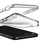 Buff iPhone 8 Plus / 7 Plus ile Uyumlu Air Bumper Kılıf Silver