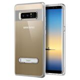 Buff Galaxy Note 8 ile Uyumlu Air Bumper Kılıf Silver