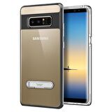 Buff Galaxy Note 8 ile Uyumlu Air Bumper Kılıf Space Gray