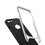 Buff iPhone 7 ile Uyumlu New Armor Kılıf Silver