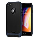 Buff iPhone 8 ile Uyumlu New Armor Kılıf Coral Blue