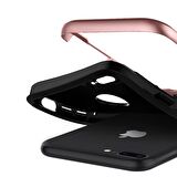 Buff iPhone 7 Plus ile Uyumlu New Armor Kılıf Rose Gold