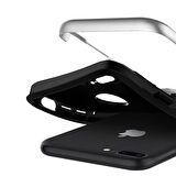 Buff iPhone 7 Plus ile Uyumlu New Armor Kılıf Silver