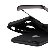 Buff iPhone 8 Plus ile Uyumlu New Armor Kılıf Space Gray