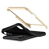 Buff iPhone X ile Uyumlu New Armor Kılıf Gold