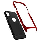 Buff iPhone X ile Uyumlu New Armor Kılıf Red