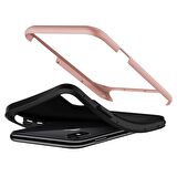 Buff iPhone X ile Uyumlu New Armor Kılıf Rose Gold