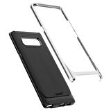 Buff Galaxy Note 8 ile Uyumlu New Armor Kılıf Silver